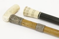 Lot 145 - A Macassar walking stick