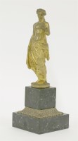 Lot 3 - A gilt bronze figure of a classical lady