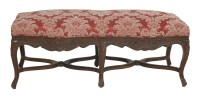 Lot 380 - A Victorian walnut stool