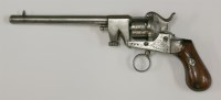 Lot 135 - A Continental pin fire pistol