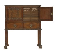 Lot 359 - A mahogany collector's cabinet