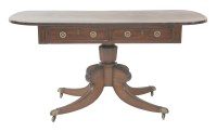 Lot 391 - A Regency mahogany centre table