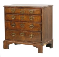 Lot 452 - A small walnut chest