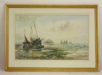 Lot 1304 - Joseph Hughes Clayton (exh.1891-1929)
PILCHER BOATS ASHORE
Signed l.l.