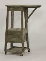 Lot 1409 - A painted sculptor's stand