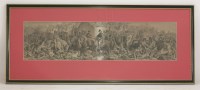 Lot 1272 - After Daniel Maclise
THE DEATH OF NELSON AT THE BATTLE OF TRAFALGAR;
WELLINGTON AND BLUCHER MEETING AFTER THE BATTLE OF WATERLOO
Two engravings