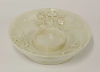 Lot 1057 - An 18th century St Cloud trembleuse saucer