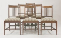 Lot 1371 - A set of seven Regency mahogany dining chairs (7)