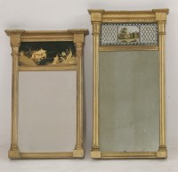 Lot 1407 - Two Regency period gilt wall mirrors