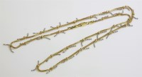 Lot 1034 - An Italian gold chain