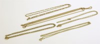 Lot 1036 - A 9ct gold filed curb chain