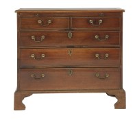 Lot 338 - A George III mahogany chest of drawers