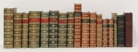 Lot 107 - FINE BINDING:
Seventeen leather bound volumes (mostly full leather)