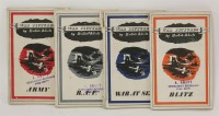 Lot 192 - War Pictures by British Artists: Numbers 1-4. Army; R.A.F; Blitz; & War at Sea. 1942
