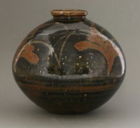 Lot 129 - A stoneware studio vase