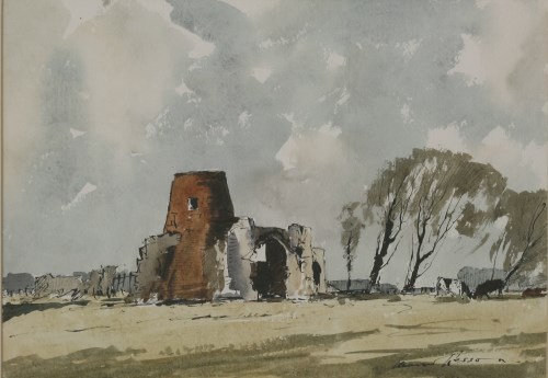 Lot 334 - Edward Wesson (1910-1983)
'ST BENET'S ABBEY