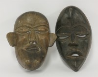 Lot 99 - A carved wooden Dan-style mask