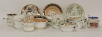 Lot 1071 - Fourteen assorted early 19th century tea cups and saucers