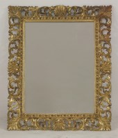 Lot 1379 - A gilt framed wall mirror