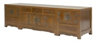 Lot 352 - A hardwood Low Cabinet
