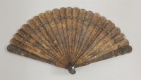 Lot 279 - A finely carved Canton tortoiseshell brisé Fan