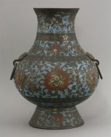 Lot 231 - A cloisonné Vase (Hu)