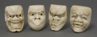 Lot 470 - Four Ivory Masks
