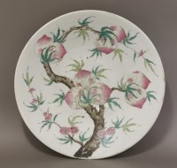 Lot 98 - A Chinese famille rose nine peach Dish