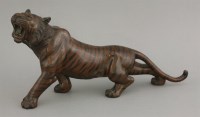 Lot 431 - An unusual bronze Tiger