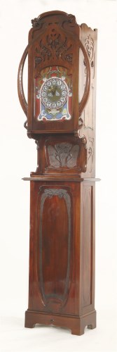 Lot 85 - An Art Nouveau stained cabinet