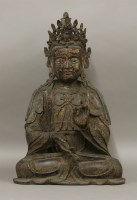 Lot 193 - A large bronze Bodhisattva