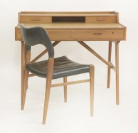 Lot 620 - A Danish teak writing desk