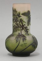 Lot 124 - A Gallé cameo vase