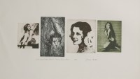Lot 306 - Frank V Martin (1921-2005)
'WHITE SHADOWS OF THE SOUTH SEAS; STUDIES OF RAQUEL TORRES'
Etching and aquatint