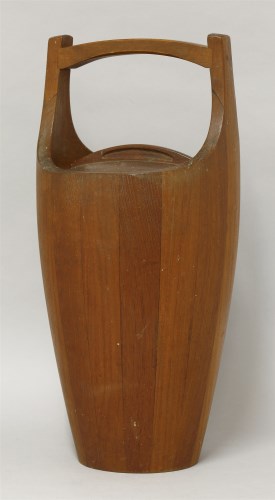 Lot 489 - A Dansk teak ice bucket and cover