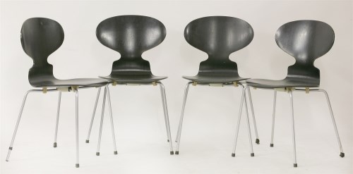 Lot 612 - A set of four 'Ant' chairs
