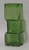 Lot 510 - A Whitefriars meadow-green drunken bricklayer vase
