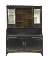 Lot 86 - An Aesthetic ebonised mahogany cabinet