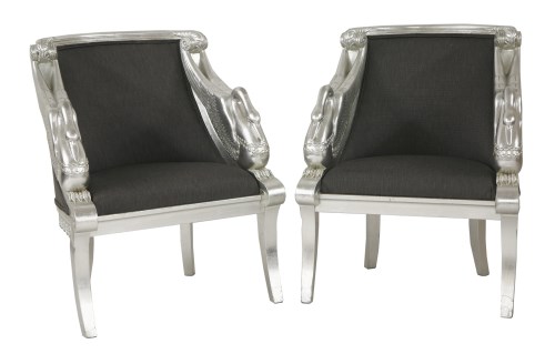 Lot 529 - A pair of Philip Starck swan chairs