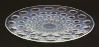 Lot 178 - A Lalique 'Aster' opalescent dish