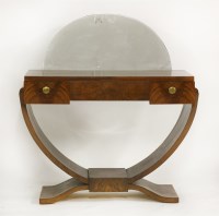 Lot 238 - A French Art Deco walnut dressing table