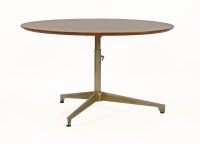 Lot 684 - A rosewood circular dining table