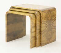 Lot 171 - A nest of three Art Deco side tables
