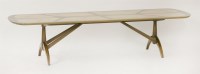 Lot 535 - A specimen wood low coffee table