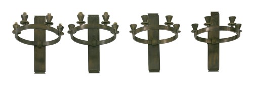 Lot 105 - A set of four French wall lights