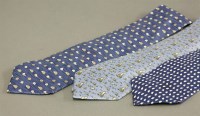 Lot 86 - Three Hermès silk ties