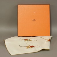 Lot 72 - A boxed Hermès silk scarf