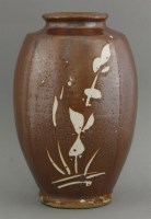 Lot 545 - A tenmoku glazed vase