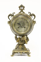 Lot 1303 - A 19th century 'Chinese' taste mantel clock