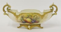 Lot 1082 - A Royal Worcester two handled bowl